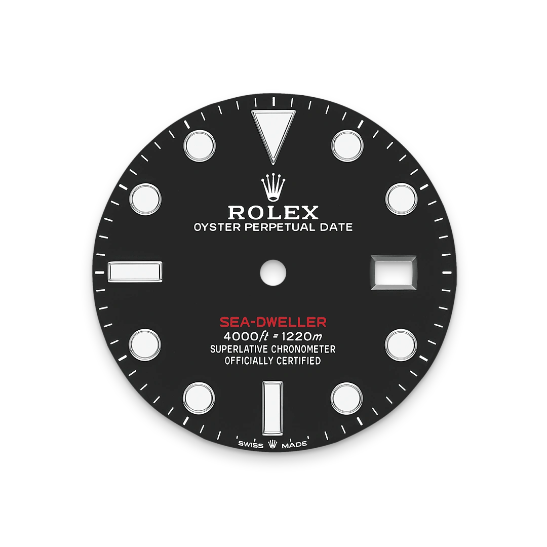 Rolex Sea-Dweller m126600-0002 Esfera negro intenso