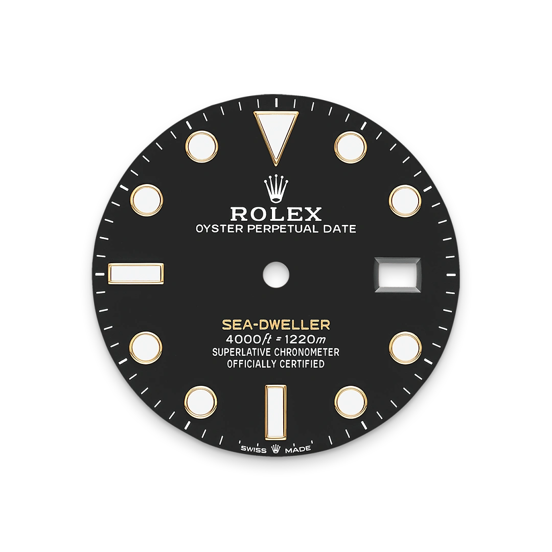 Rolex Sea-Dweller m126603-0001 Esfera negro intenso