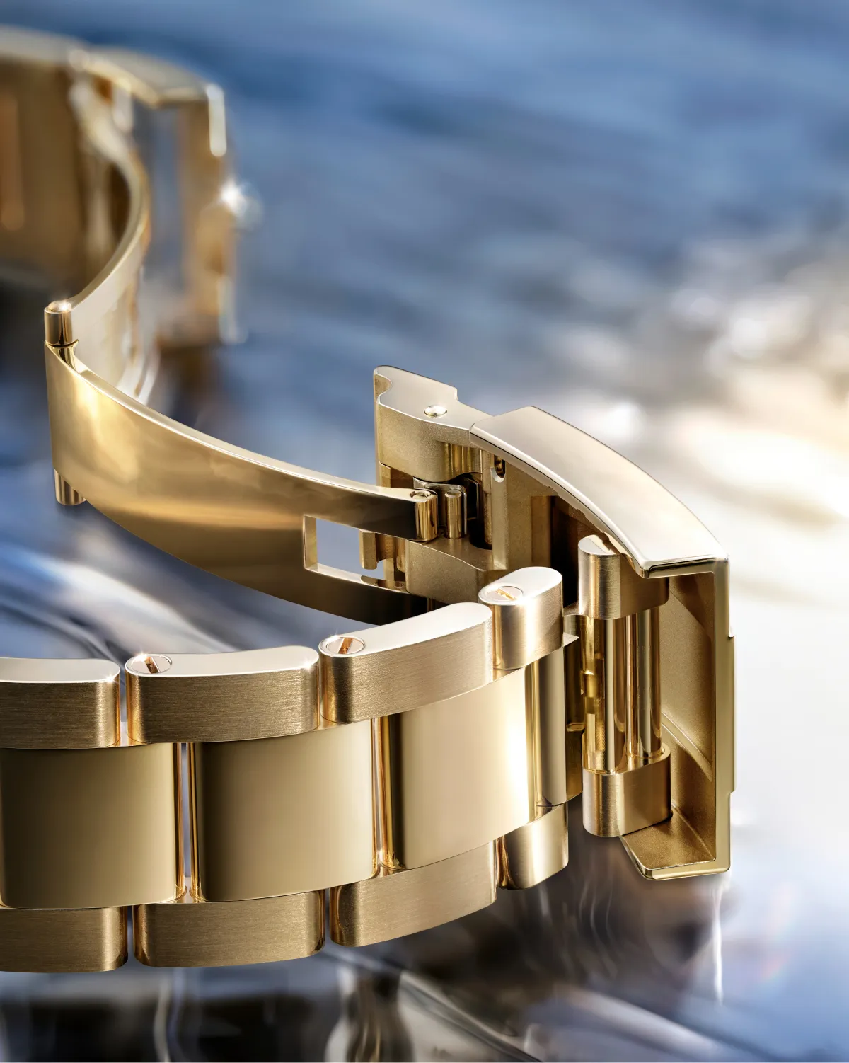 Brazalete Oyster del Rolex Yacht-Master II en oro amarillo