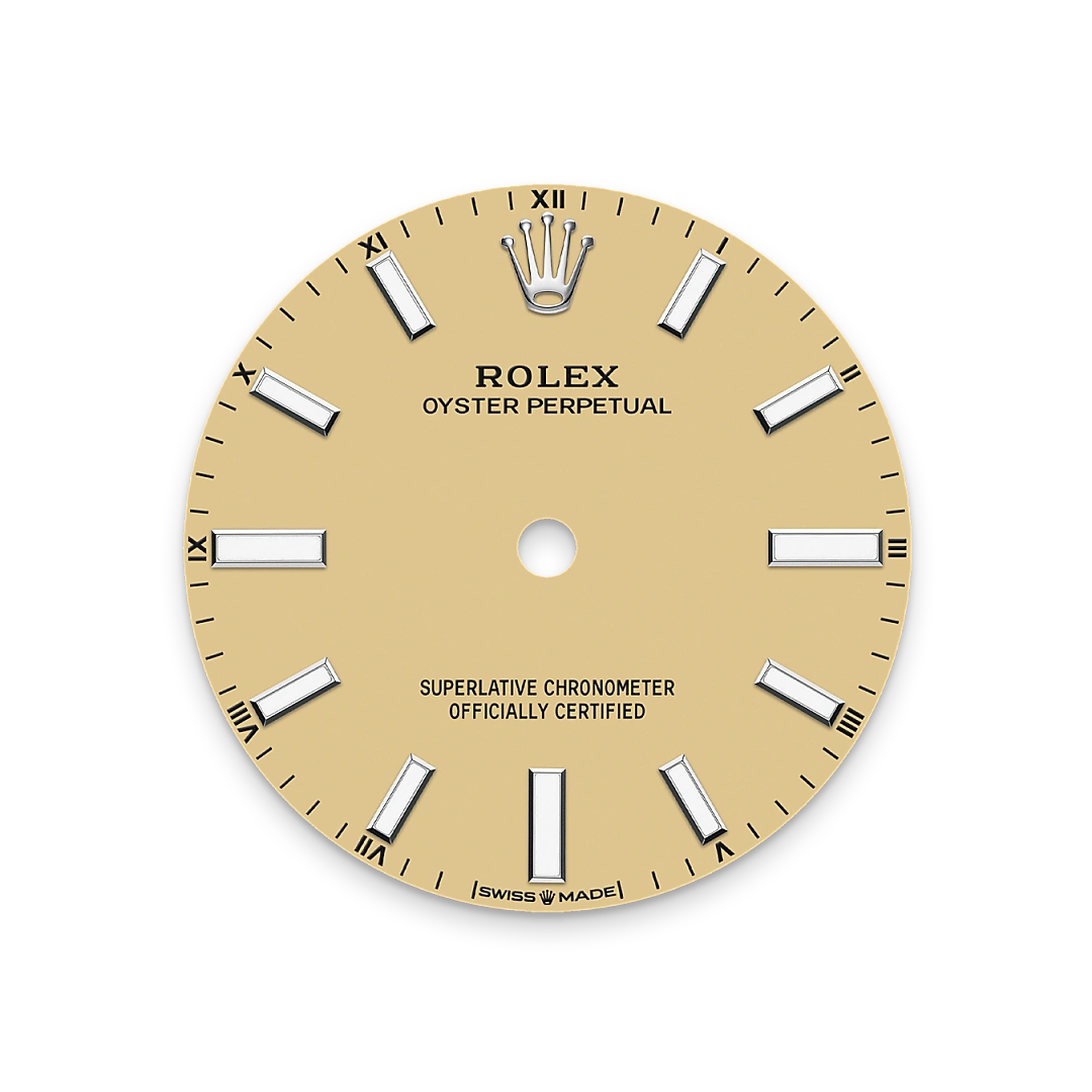 Rolex Oyster Perpetual 34 m124200-0007 Esfera beis