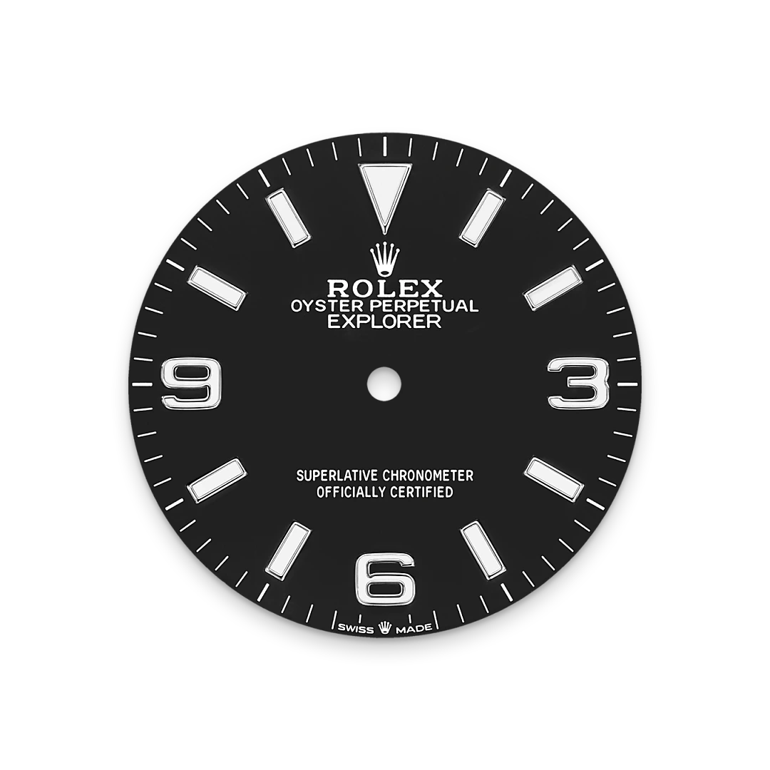 Rolex Explorer 36 m124270-0001 Esfera negra