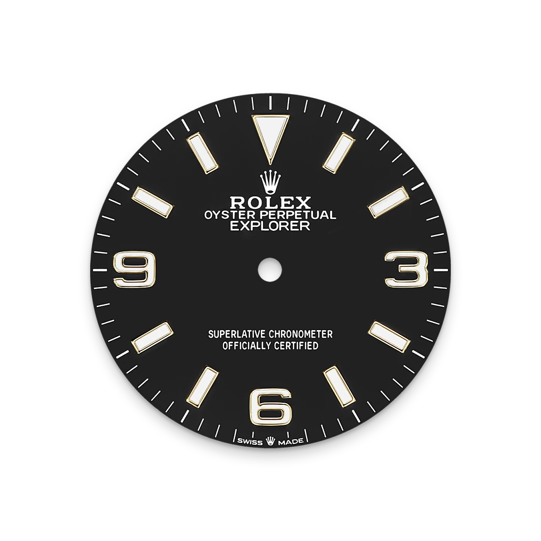 Rolex Explorer 36 m124273-0001 Esfera negra