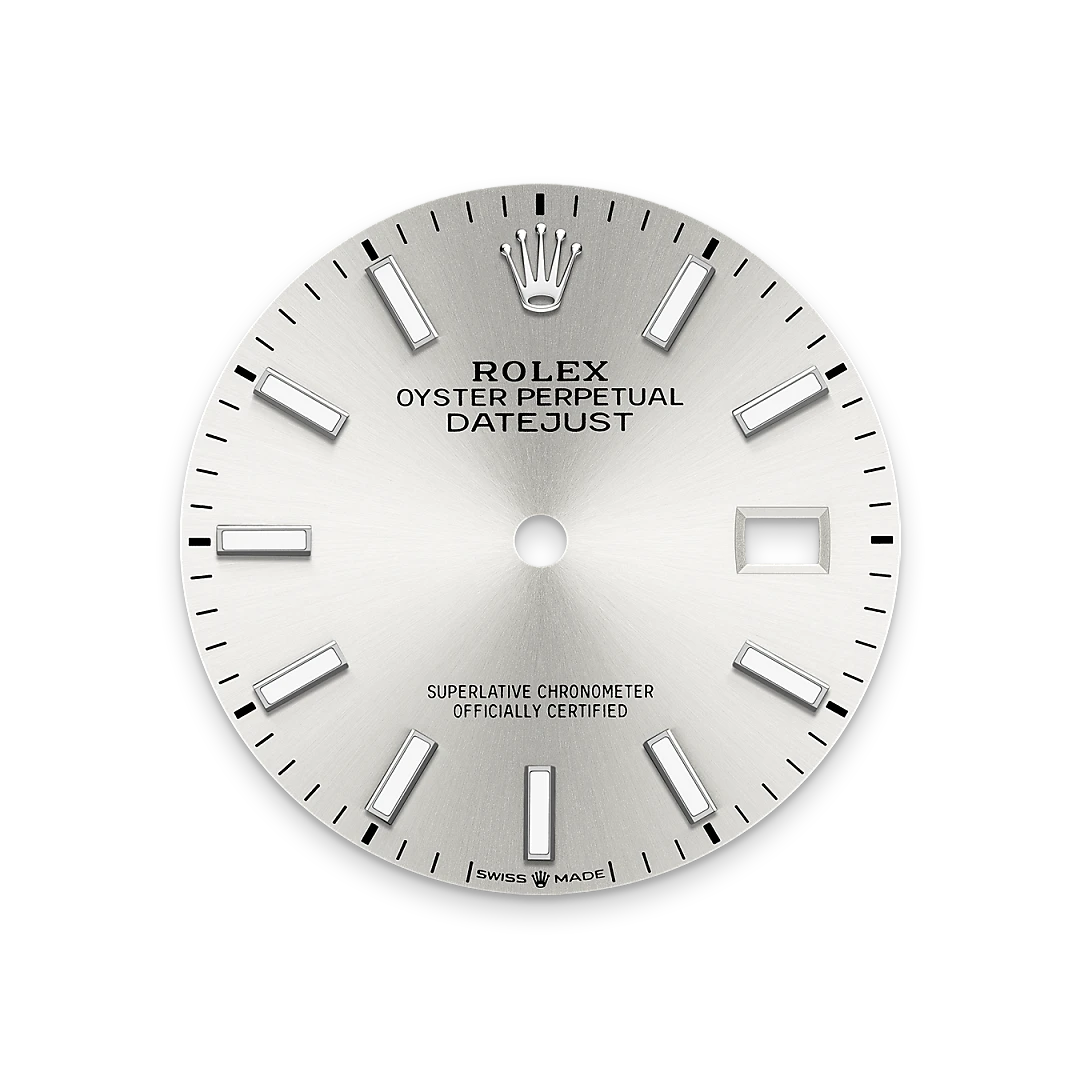 Rolex Datejust 36 m126200-0002 Esfera plateada