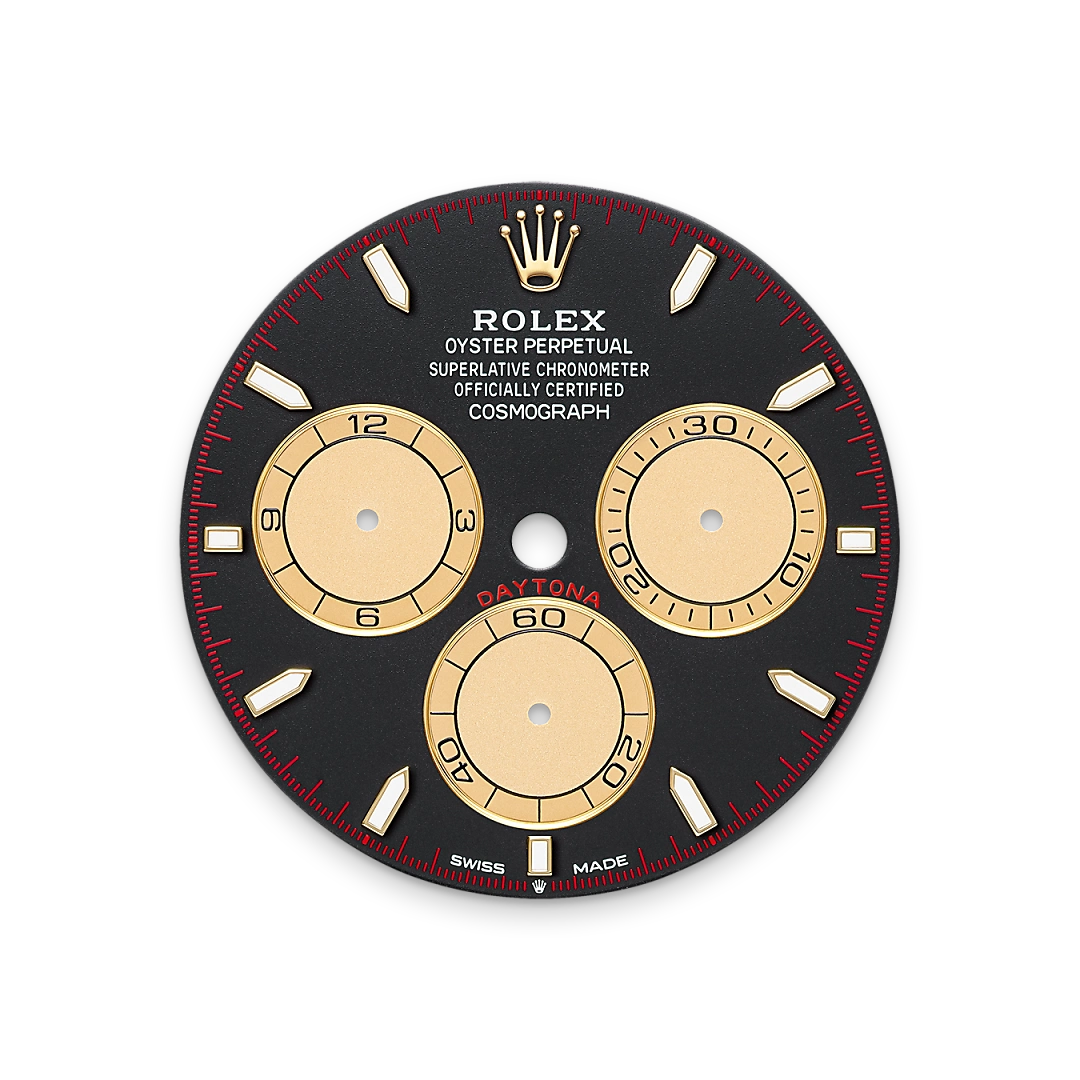 Rolex Cosmograph Daytona m126518ln-0004 Esfera color negro intenso y color champagne