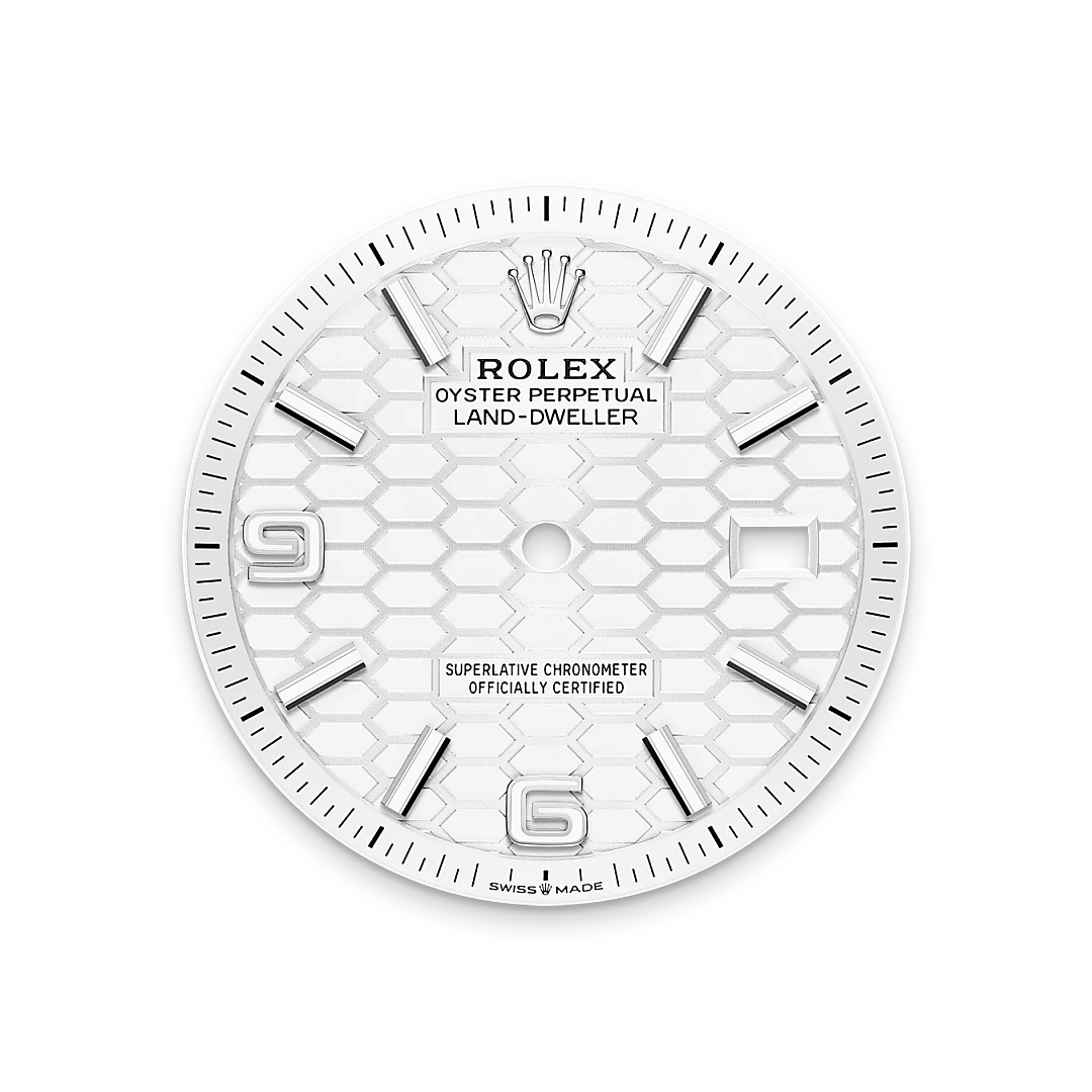 Rolex Land-Dweller 36 m127234-0001 Esfera blanco intenso