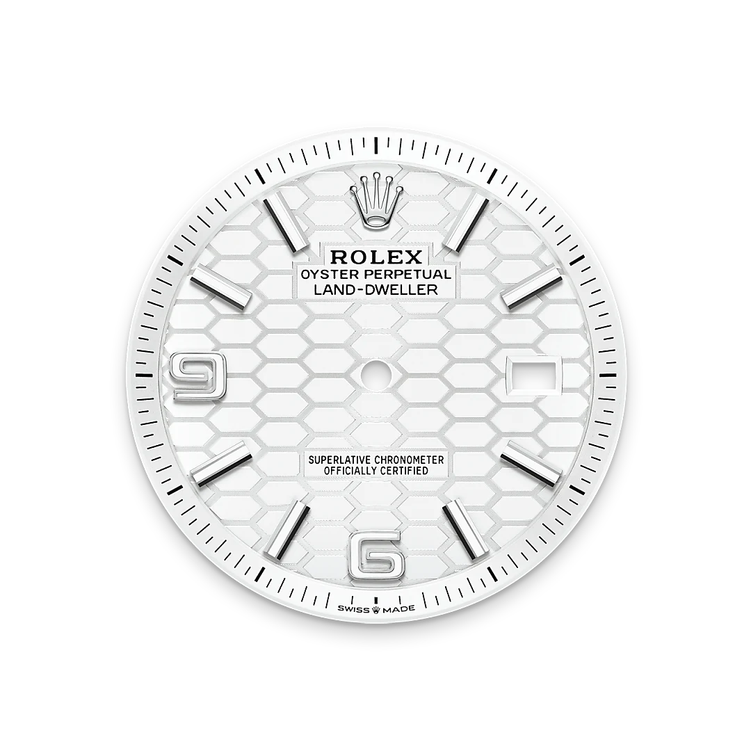Rolex Land-Dweller 40 m127334-0001 Esfera blanco intenso