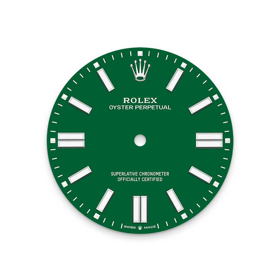 Rolex Oyster Perpetual 41 m134300-0004 Esfera verde