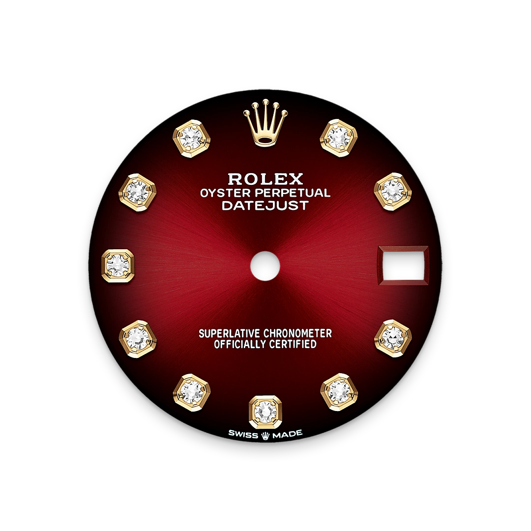Rolex Datejust 31 m278288rbr-0041 Esfera rojo sombreado