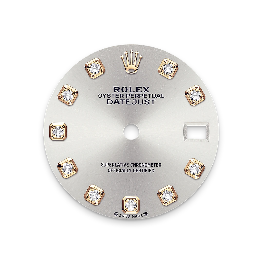 Rolex Lady-Datejust m279173-0007 Esfera plateada