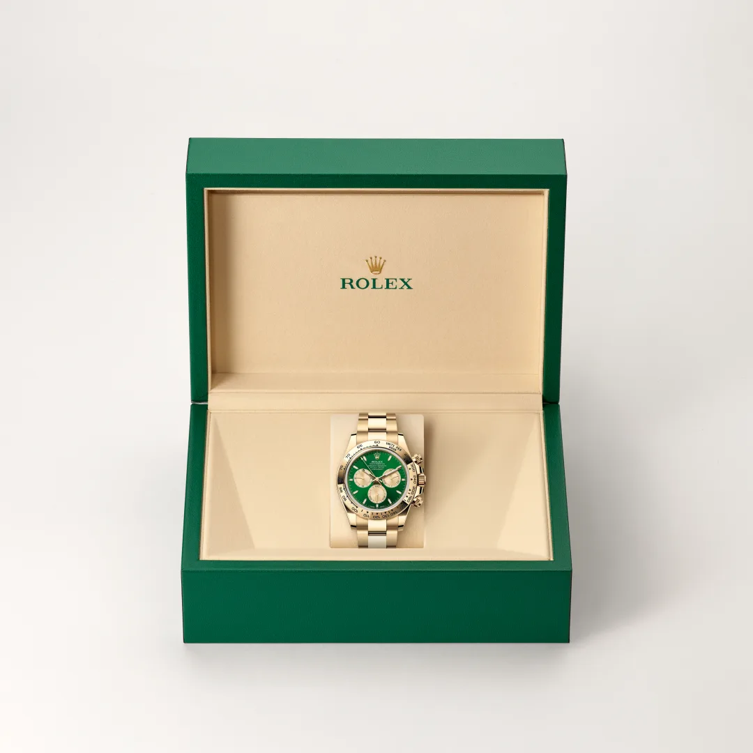 Rolex Cosmograph Daytona de Oyster, 40 mm, oro amarillo, m126508