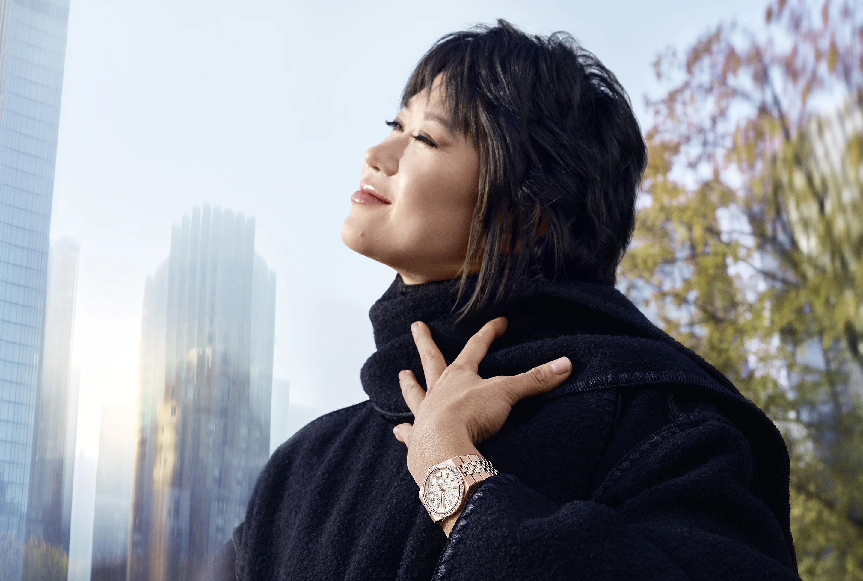Yuja Wang con el reloj en su muñeca