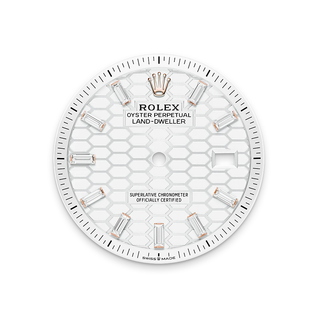 Rolex Land-Dweller m127285tbr-0002 esfera